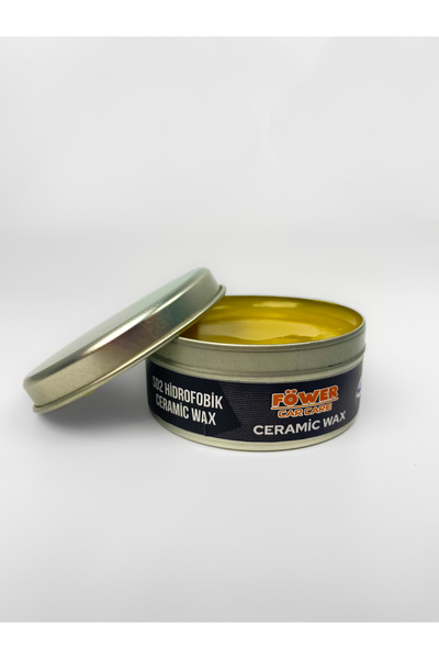 föwer Seramik Wax 150 ML +  Takoz Cila Süngeri ve Mikrofiber Bez Hediye 6 ay Kalıcı Ceramic Wax