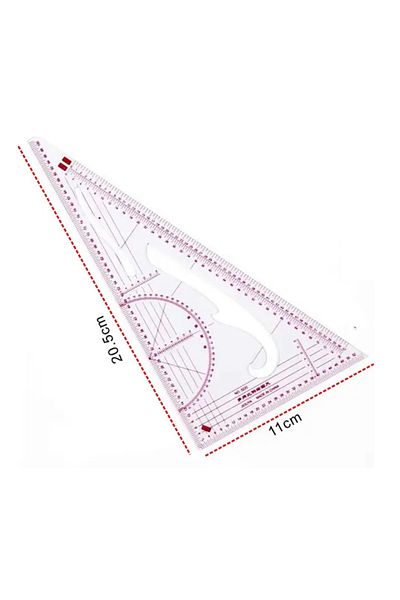 BGA French Sewing Ruler French Fashion Design Ruler Drawing Ruler Set 4 Pcs Set