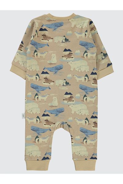 Civil Baby 6-18 Months Baby Boy Romper - Milk Coffee