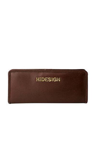 Hidesign محفظة ASCOT W3 ثنائية الطي للرجال - جلد طبيعي، بني - تصميم كلاسيكي وعملي
