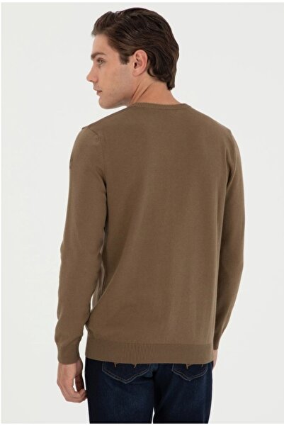 U.S. Polo Assn. Плетена блуза U.S. Polo Assn Slim fit с кръгло деколте, 100% памук (ozse giyim)