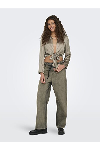 ONLY Baggy Fit Jeans ONLBLEECKER Mittlere Taille Locker geschnitten Jeans