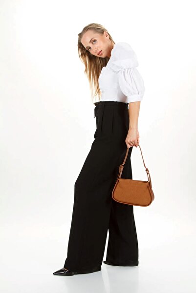 Newish Polo Women's Baguette Shoulder Bag - Faux Suede Leather