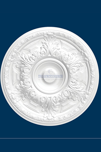 GÜLOĞLU STROPİYER Antik Tavan Lamba Göbeği 50 Cm