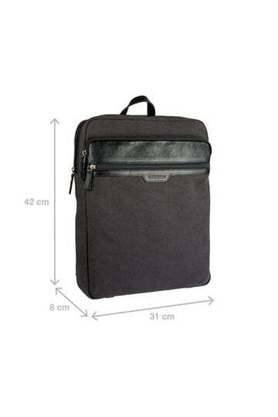 Hidesign Viking 02 Black Leather Backpack – Stylish & Functional, Ideal for Work & Travel