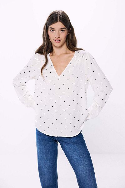 Springfield Flowing Lurex Blouse