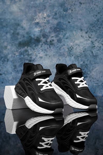 DARK SEER DS Mithril Schwarzer Kinder-Sneaker