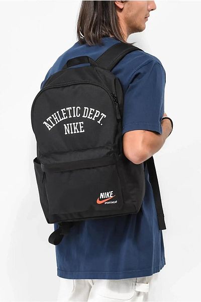 Nike Heritage Backpak 25 Lt (30x43 cm) Unisex Μαύρο σακίδιο πλάτης