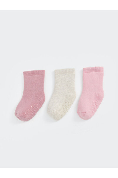 LC Waikiki Lcwk Basic Baby Girl Socks 3-Piece