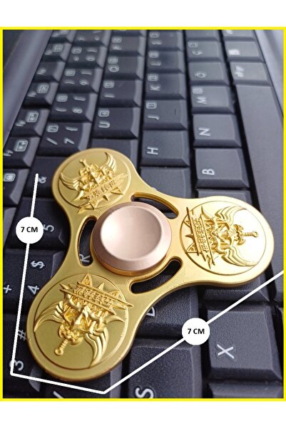 OYUNCAKSAHİLİ Stres Çarkı Metal Gladyatör Kılıç Kabartma Model 3 Kol Demir Oy...