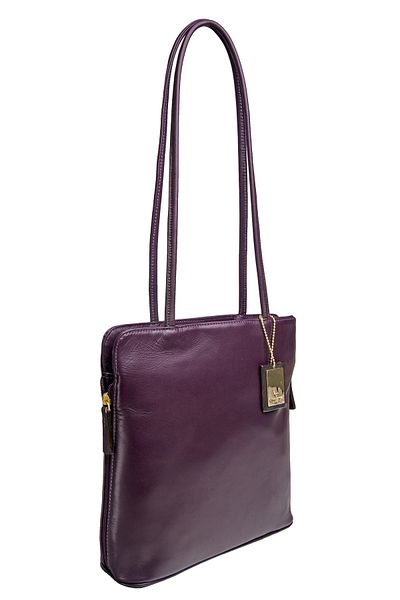 Hidesign Kirsty Aubergine Handbag for Women - Stylish & Elegant Design, Premium Quality