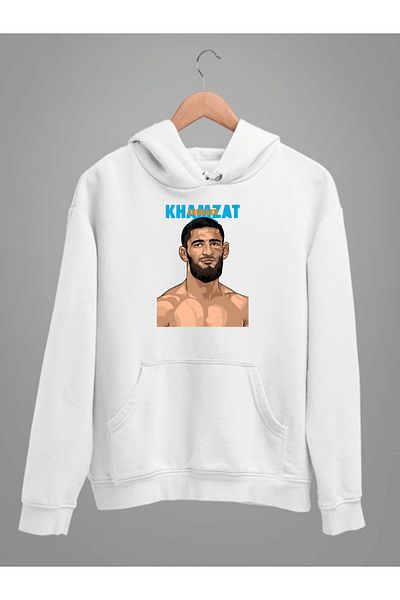 ESTİLİVO Khamzat Chimaev Ufc Men's Sweatshirt Girls Women Unisex Regular Clothing Knitwear Oversize Sweat Hoodie