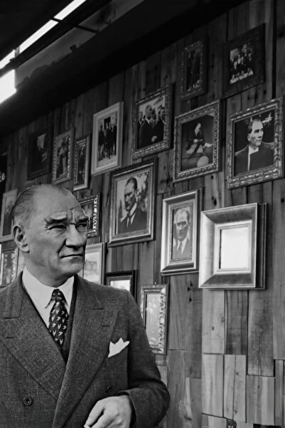 Hayal Poster Atatürk Mdf Retro Ahşap Poster Tablo 20x30