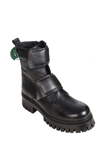 Venüs 2251816 Siyah Deri Bot