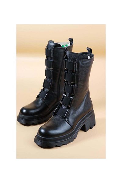 Venüs 2153923   Black Leather Boots
