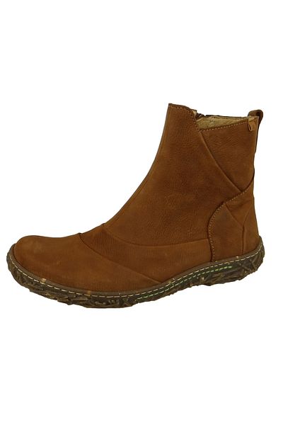 El Naturalista Damen Elegante Stiefelette Nido Chelsea N5450 Braun Wood Leder