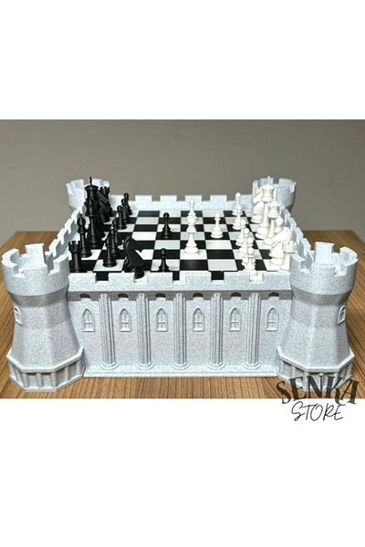 3D Craft Special Series Castle Chess Set