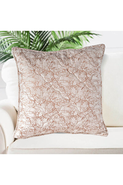 In House Zomorod Jacquard Decorative Cushion - 50x50 cm - Light Beige