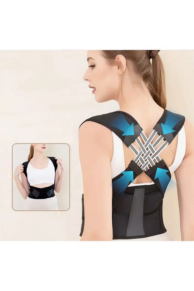 Ankaflex Back Corset Posture Corrector Anti Humpback Shoulder Belt Collarbone Spine Support Strap