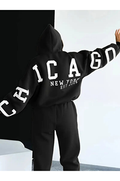 bellanova Unisex New Season Cotton Hooded φούτερ Φούτερ σετ 2 τεμαχίων