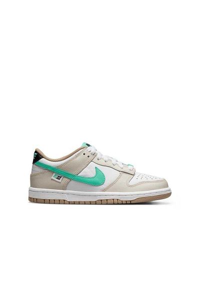 Nike Dunk Low Women's Split Seam Shoes - White, Tan and Mint