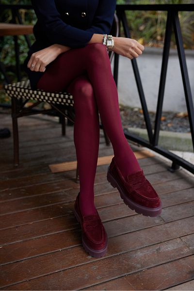 ANGELİNA JONES ALBERTO PANTOF DE FEMEI MAROON PIELE VERITĂ