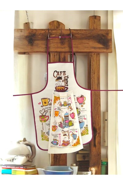 CNR Garden Kitchen Apron with Towel |   Liquid Proof |   Printed Towel |   Wo...