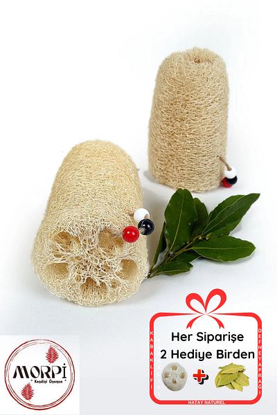morpi Natural Pumpkin Fiber -Miracle Cylinder Fiber- (body cleaning hygienic)