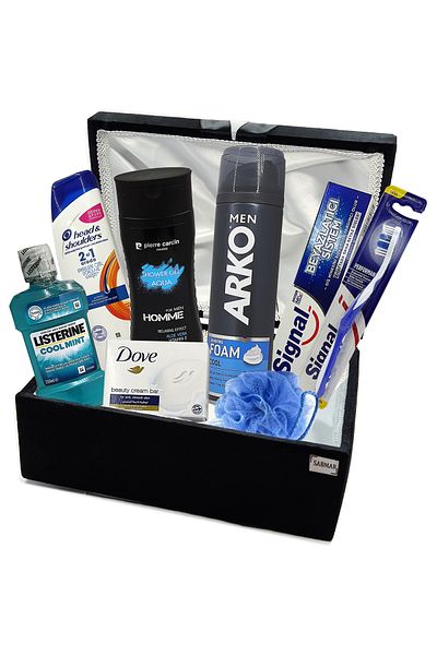 Arko Men Groom's Bundle Dowry Мъжки Grooming Set Engagement Bundle Groom's Dowry Chest Black2022052hc