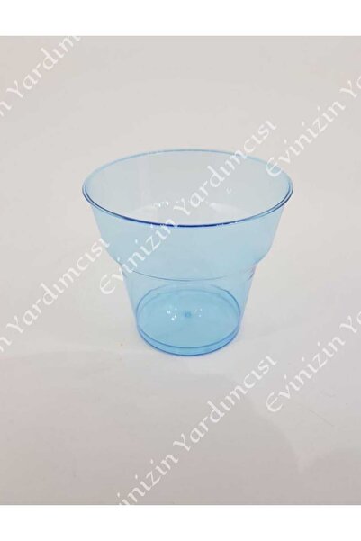 Evinizin Yardımcısı Sunumluk & Meşrubat & Tatlı Kristal Bardak 180cc Mavi 25adet