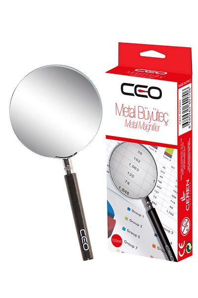 Ceo By0006 Μοντέλο Μεταλλικός Μεγεθυντικός φακός