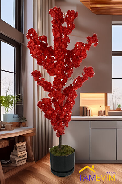 TamEvim Doğa Lüksü - Yapay Büyük Singapur Bahar Dalı Yapay Ağacı - 130 Cm