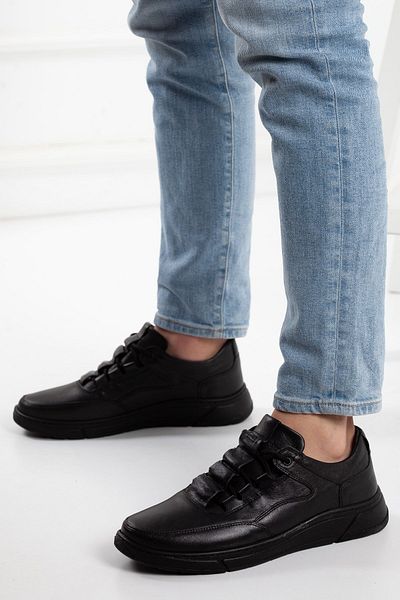 Dilimler Ayakkabı Ανδρικά casual παπούτσια από γνήσιο δέρμα με κορδόνια