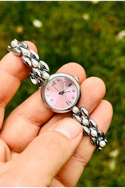 pullmarkt Pearl Grains Series - Women &Apos; S Wristwatch with Stones in Pearl Look