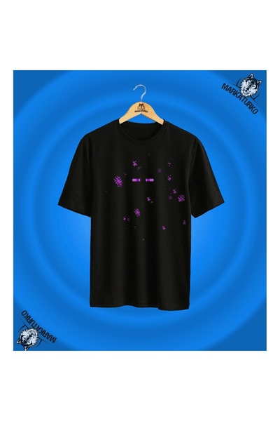 MarkaTurko End-Man Printed Special Design Black T-Shirt-707-28
