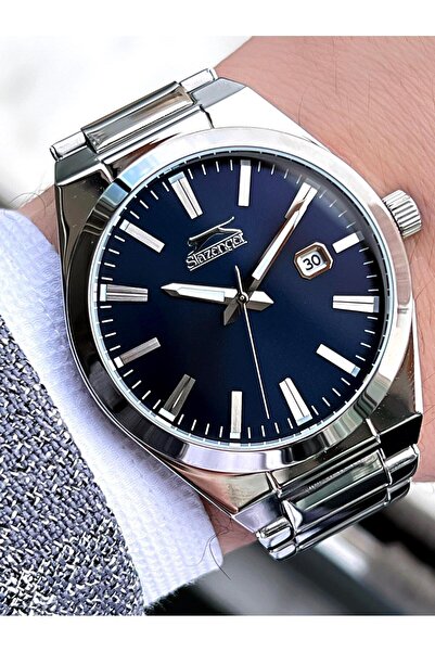 Slazenger Damatlık Ve Takım Elbiye Özel Çelik Kordon 5 Atm Suya Dayanıklı Erk...