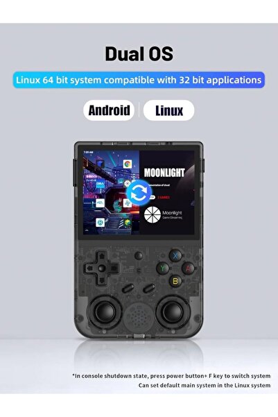 ANBERNIC Retro 353v Black 64GB Retro Game Console