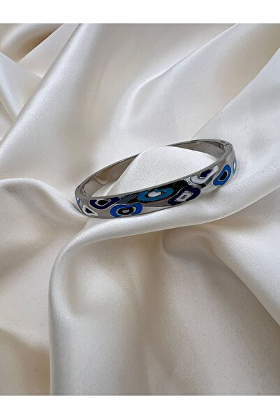 BB ÇELİK TASARIM NAZARIM BONCUK KELEPÇE BİLEZİK