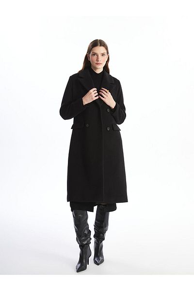 LC Waikiki Jacket Collar Women's Bowl Coat - W47899Z8