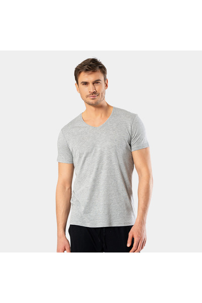 Cacharel Чоловіча футболка (Slim Fit) 2170/Сіра