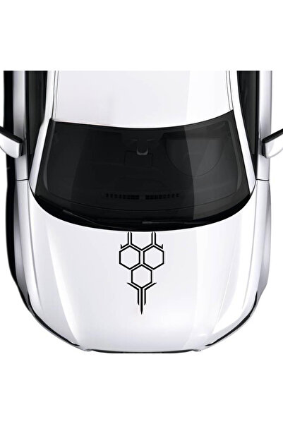 Sönmez Dijital Bal Peteği Sticker- Kaput Sticker - Oto Sticker - Araba Sticke...