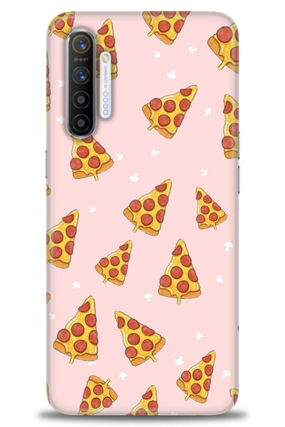 MRCİLETİSİM Realme Xt Case Hd Printed Case - Pizza Slices