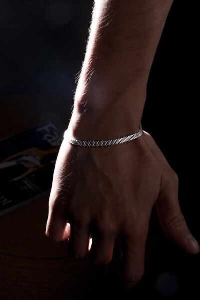 Ricco Jewellery 925 Ayar Gümüş Old Money Hasır Bileklik • Made In Italy • Luxury Silver