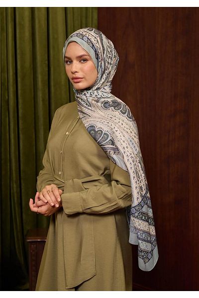 İpekhan Νέα συλλογή Soft Shawl Cream Brown 3047-01