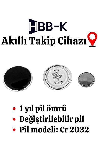 HBB-K Hbb-k Ios & Android Uyumlu Airtag Akıllı Gps Takip Cihazı