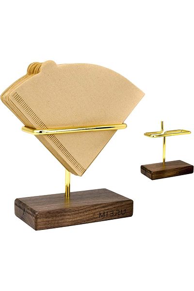 MIBRU Coffee wood and metal filter base