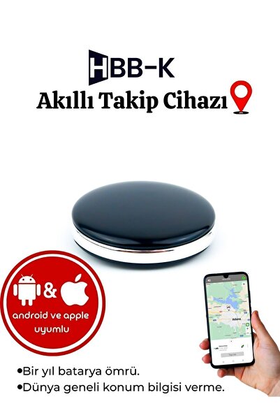 HBB-K Hbb-k Ios & Android Uyumlu Airtag Akıllı Gps Takip Cihazı