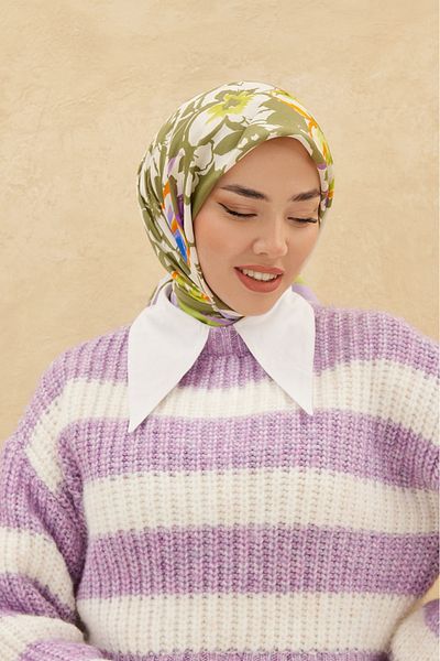 Silk Home Βαμβακερό Μεταξωτό Κασκόλ 79006-04
