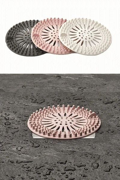 EUROLUXE Silicone Strainer Bathroom and Kitchen Drain Sealer Sink Strainer Garbage Holder