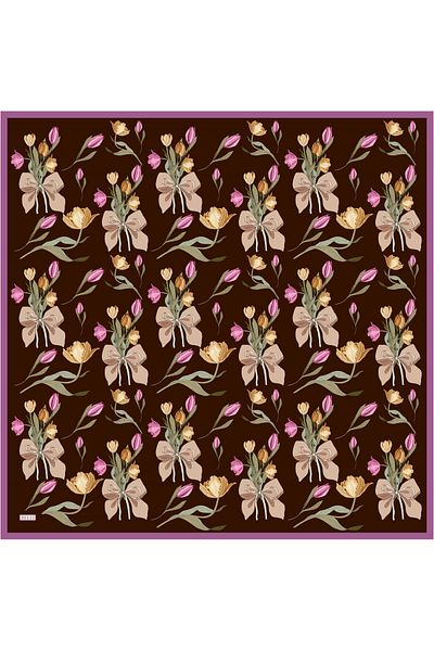 Belli 4037DM 36 - 100% Twill Silk Φουλάρι